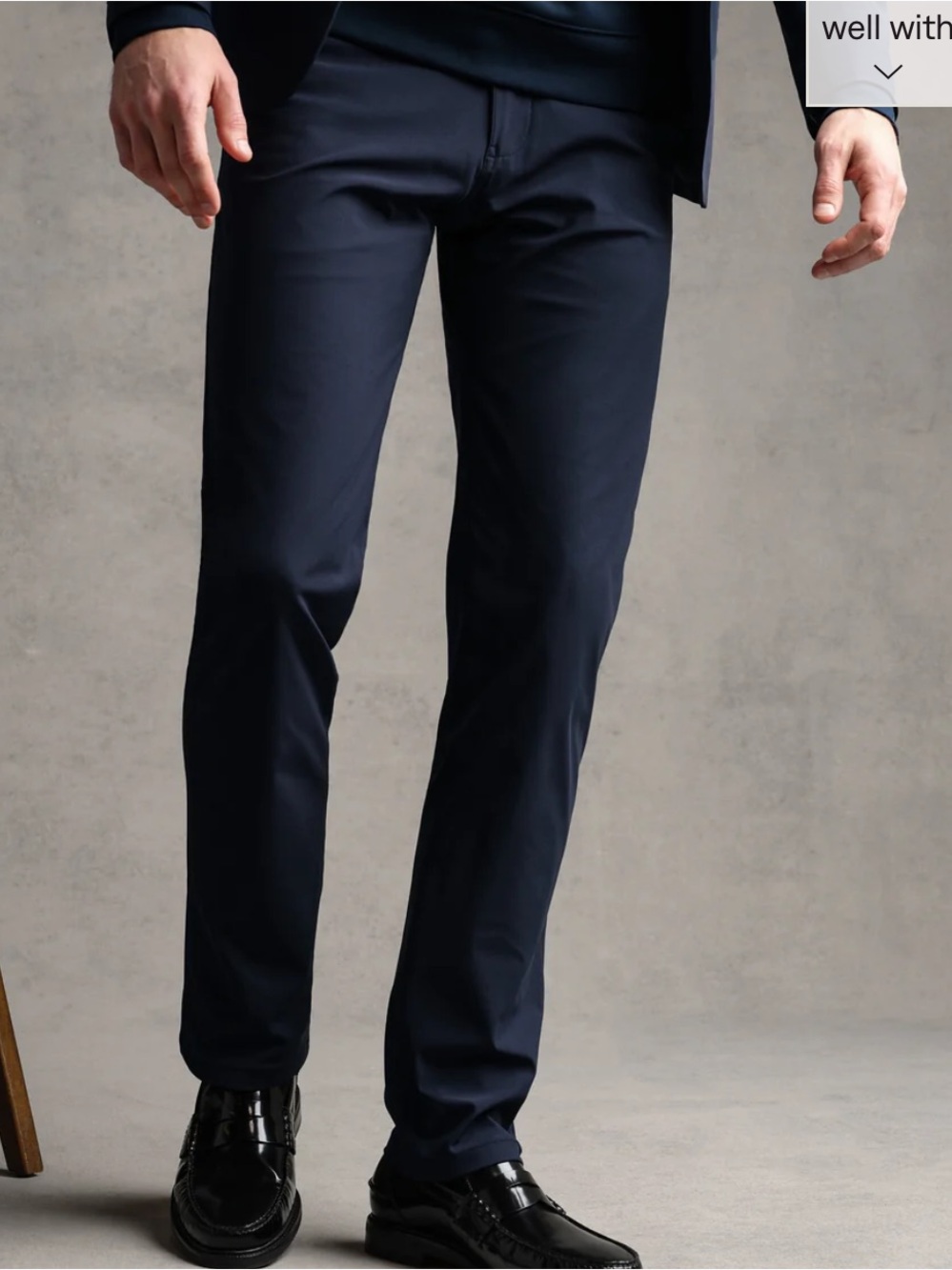 Nwt Rhone commuter pant navy blue